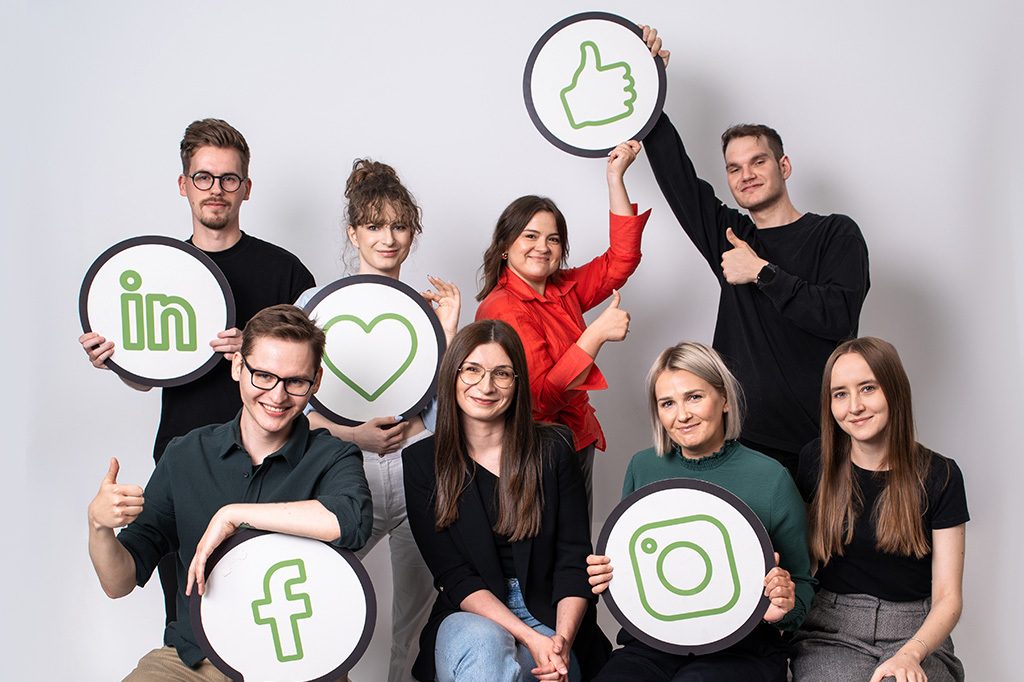 grupa social media poziom